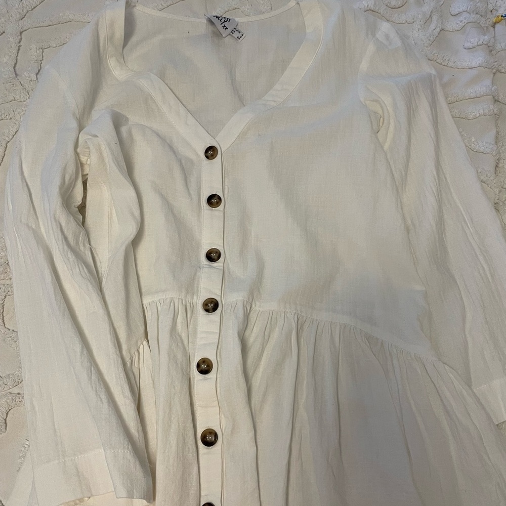 Princess polly flowy white sundress
